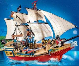 yapboz Playmobil korsan gemisi